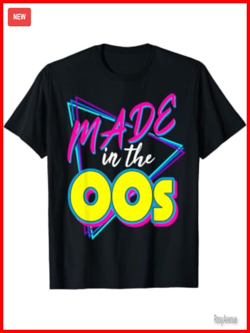 Born 2000 Retro Y2K Millennial T-Shirt Graphic Tee